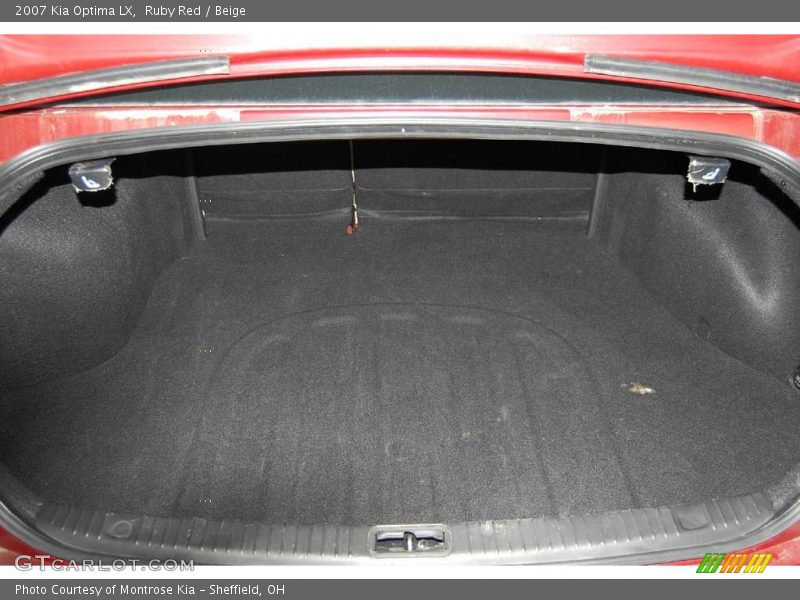 Ruby Red / Beige 2007 Kia Optima LX