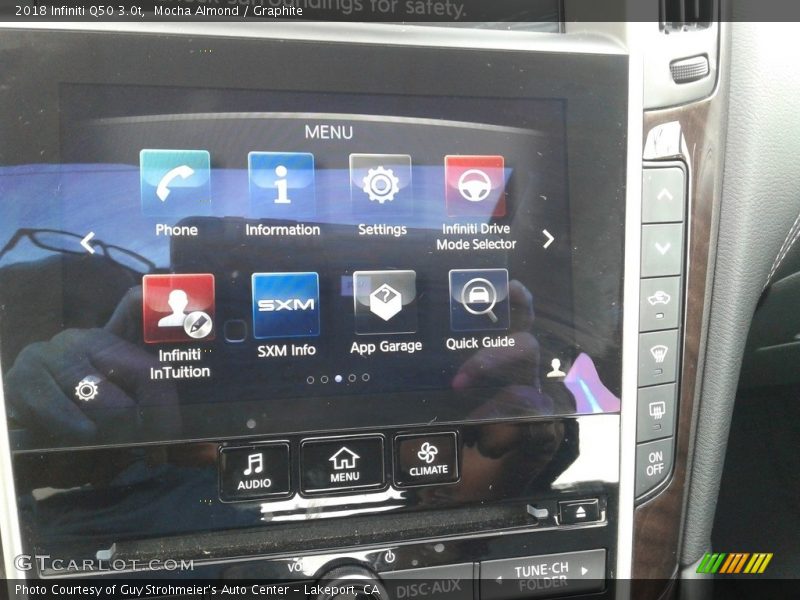 Mocha Almond / Graphite 2018 Infiniti Q50 3.0t