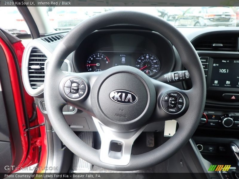 Inferno Red / Black 2020 Kia Soul LX