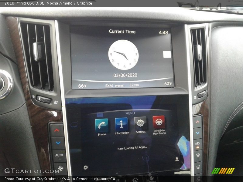 Mocha Almond / Graphite 2018 Infiniti Q50 3.0t