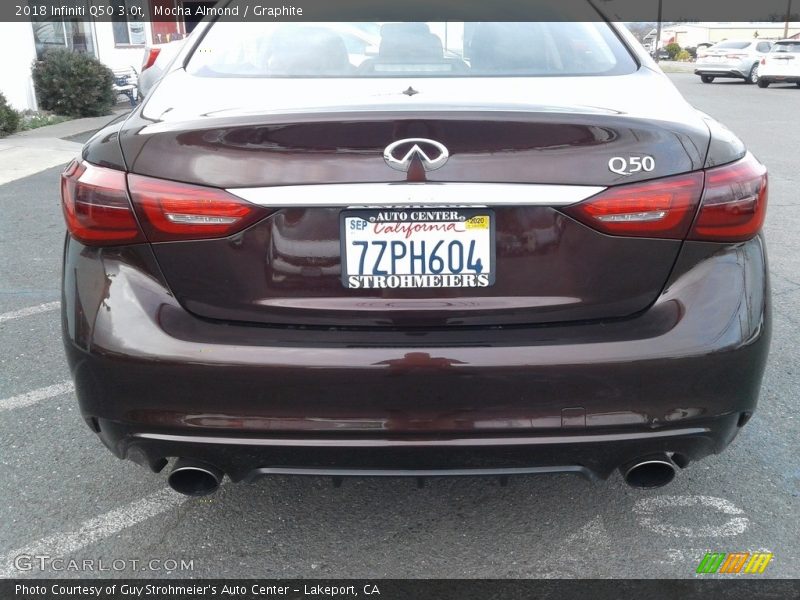 Mocha Almond / Graphite 2018 Infiniti Q50 3.0t