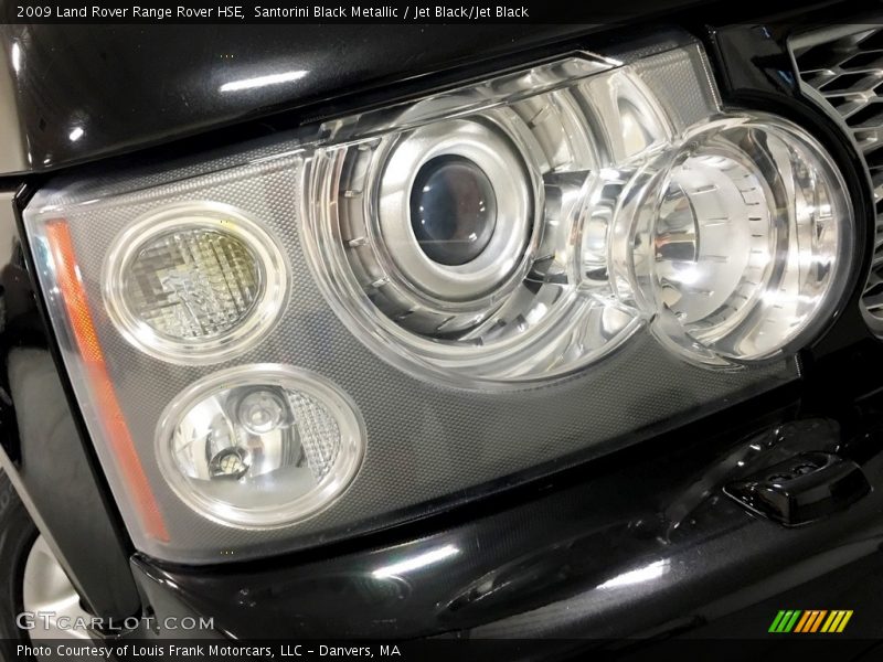 Santorini Black Metallic / Jet Black/Jet Black 2009 Land Rover Range Rover HSE