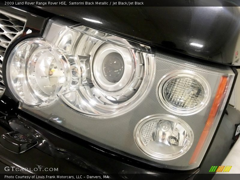 Santorini Black Metallic / Jet Black/Jet Black 2009 Land Rover Range Rover HSE
