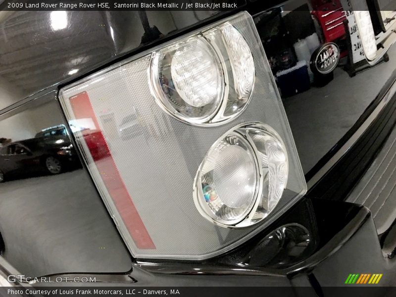 Santorini Black Metallic / Jet Black/Jet Black 2009 Land Rover Range Rover HSE