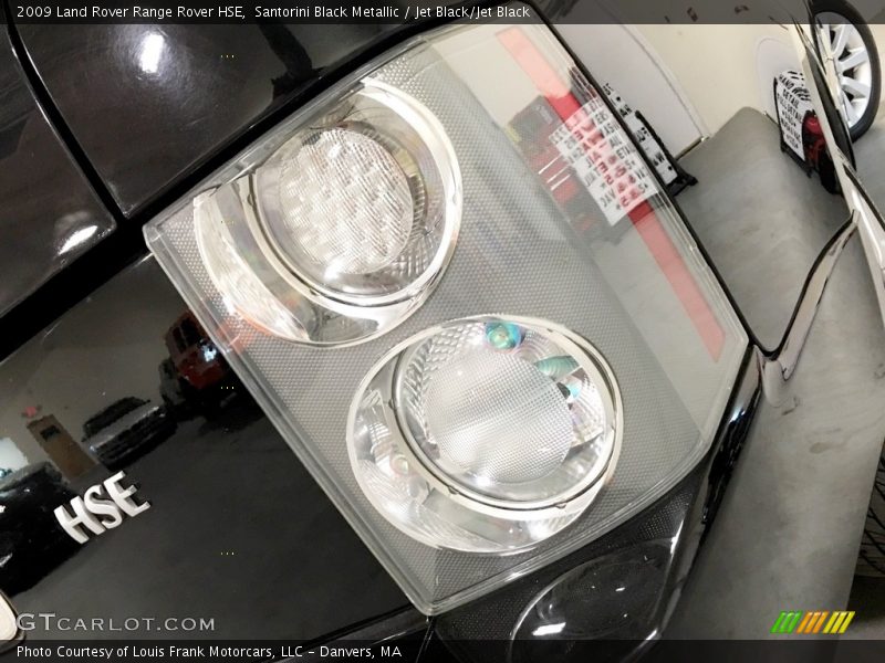 Santorini Black Metallic / Jet Black/Jet Black 2009 Land Rover Range Rover HSE