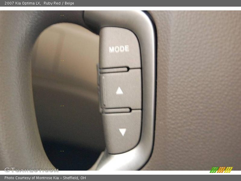 Ruby Red / Beige 2007 Kia Optima LX