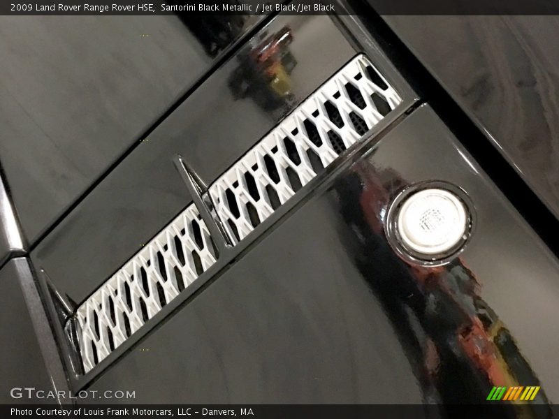Santorini Black Metallic / Jet Black/Jet Black 2009 Land Rover Range Rover HSE
