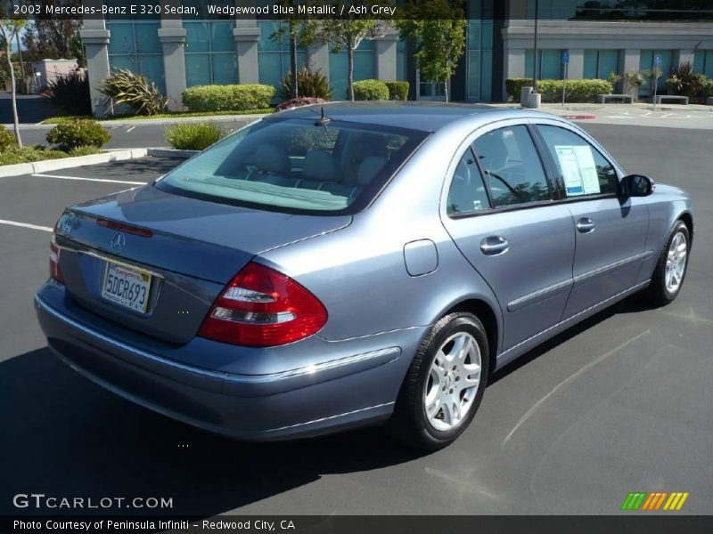 Wedgewood Blue Metallic / Ash Grey 2003 Mercedes-Benz E 320 Sedan