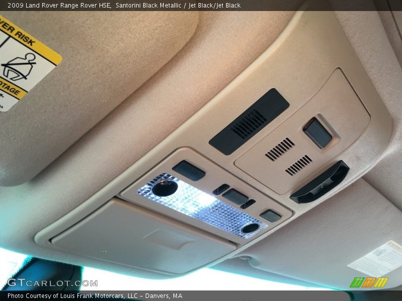 Controls of 2009 Range Rover HSE