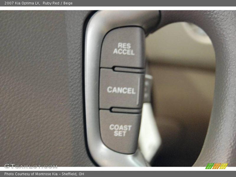 Ruby Red / Beige 2007 Kia Optima LX