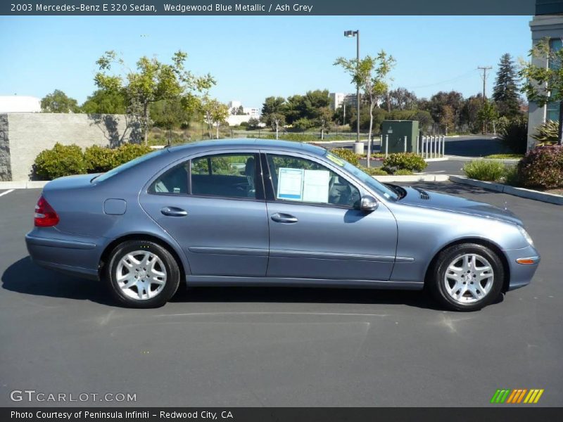 Wedgewood Blue Metallic / Ash Grey 2003 Mercedes-Benz E 320 Sedan