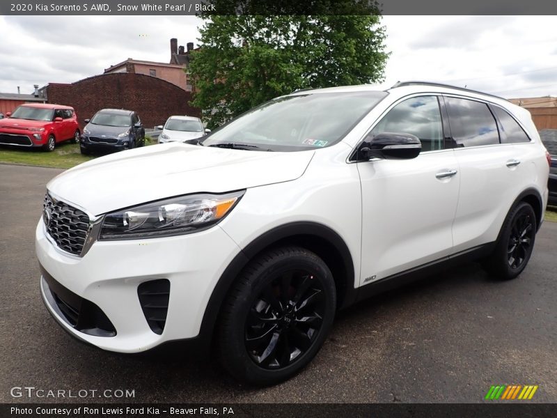 Snow White Pearl / Black 2020 Kia Sorento S AWD