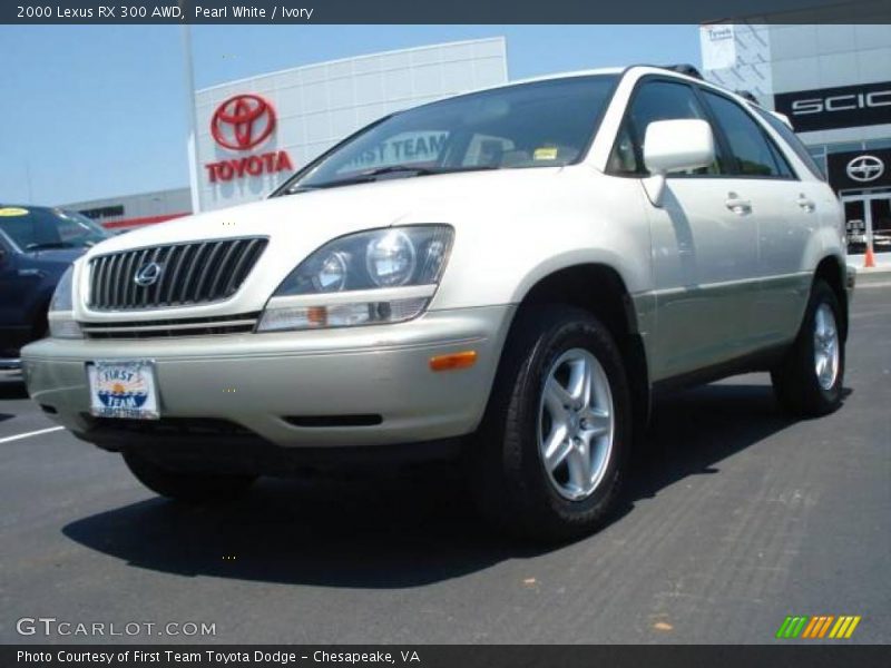 Pearl White / Ivory 2000 Lexus RX 300 AWD