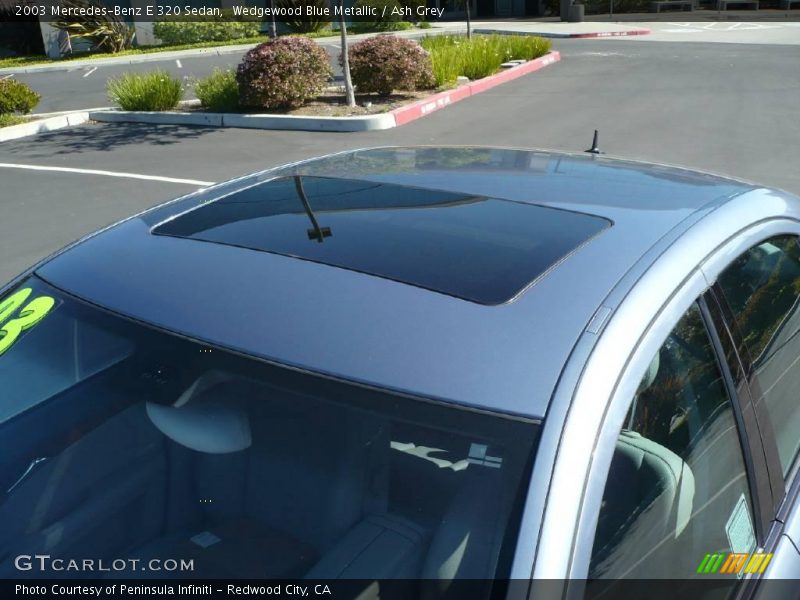 Wedgewood Blue Metallic / Ash Grey 2003 Mercedes-Benz E 320 Sedan