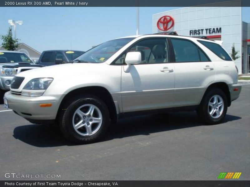 Pearl White / Ivory 2000 Lexus RX 300 AWD