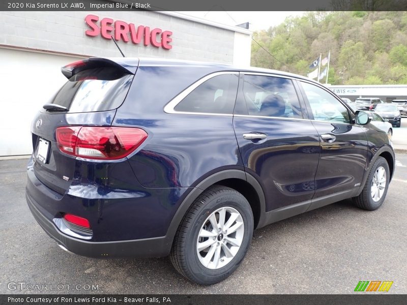 Imperial Blue / Black 2020 Kia Sorento LX AWD