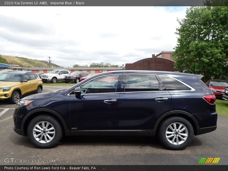 Imperial Blue / Black 2020 Kia Sorento LX AWD