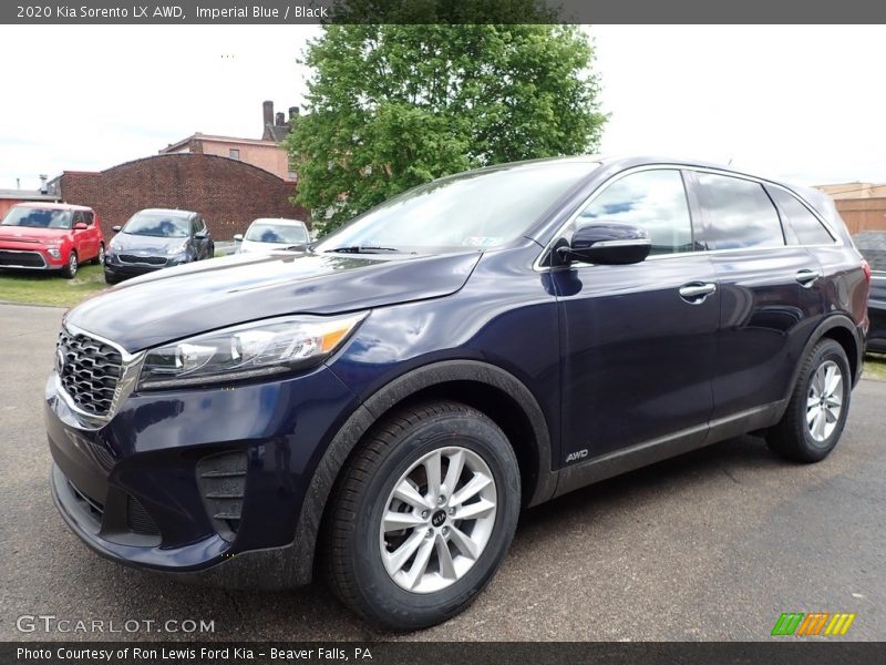 Imperial Blue / Black 2020 Kia Sorento LX AWD