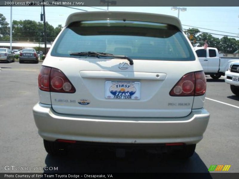 Pearl White / Ivory 2000 Lexus RX 300 AWD