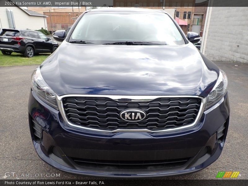 Imperial Blue / Black 2020 Kia Sorento LX AWD
