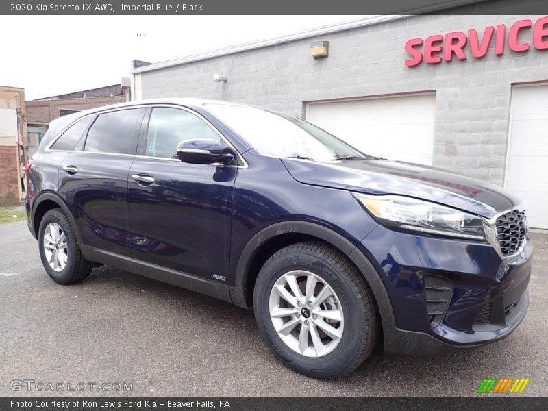 Imperial Blue / Black 2020 Kia Sorento LX AWD