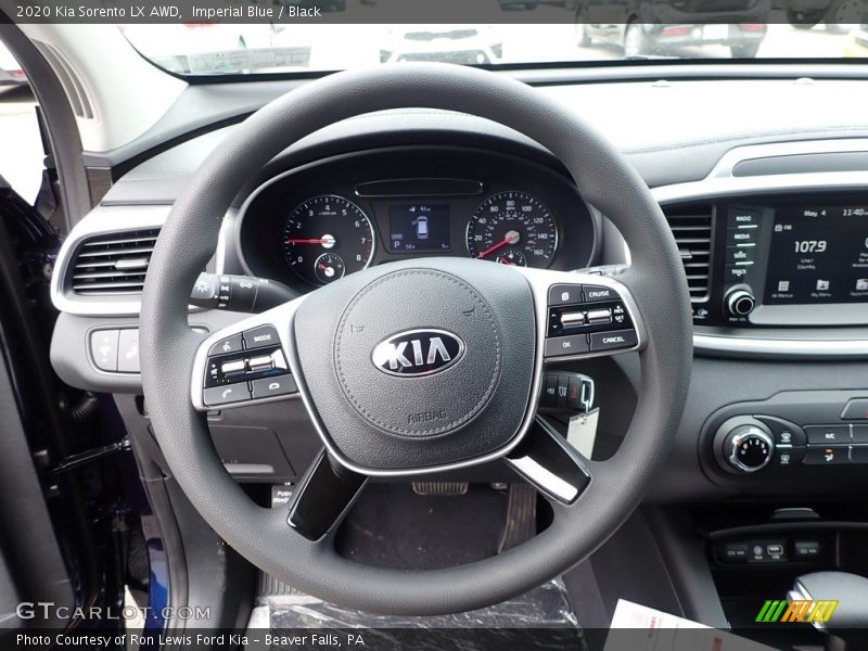 Imperial Blue / Black 2020 Kia Sorento LX AWD