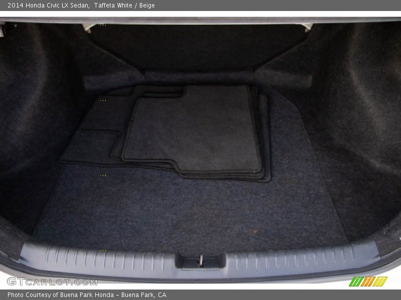 Taffeta White / Beige 2014 Honda Civic LX Sedan