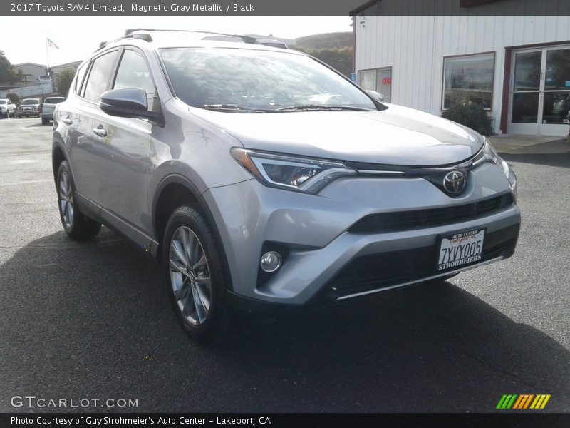 Magnetic Gray Metallic / Black 2017 Toyota RAV4 Limited
