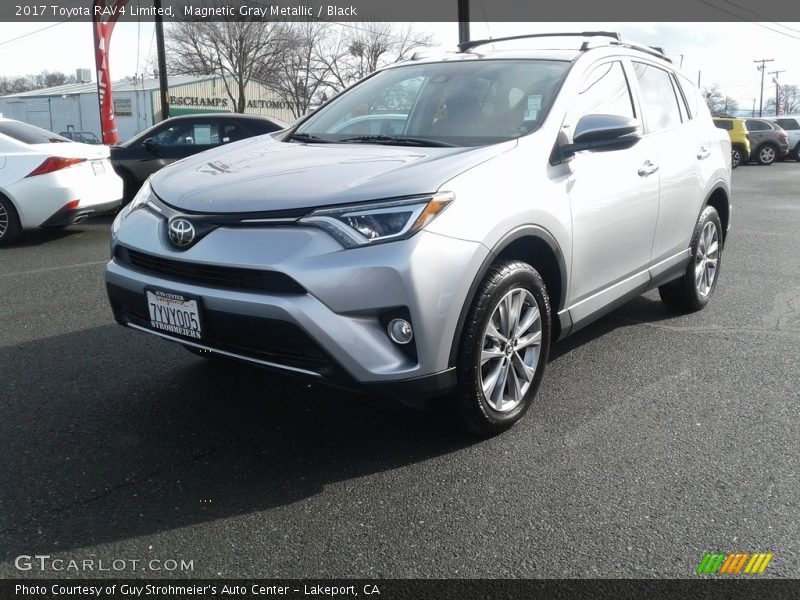 Magnetic Gray Metallic / Black 2017 Toyota RAV4 Limited