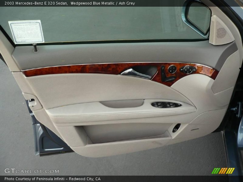 Wedgewood Blue Metallic / Ash Grey 2003 Mercedes-Benz E 320 Sedan