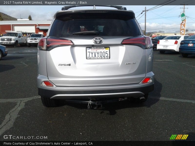 Magnetic Gray Metallic / Black 2017 Toyota RAV4 Limited
