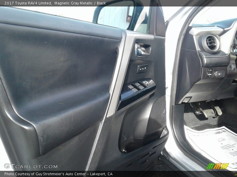 Magnetic Gray Metallic / Black 2017 Toyota RAV4 Limited
