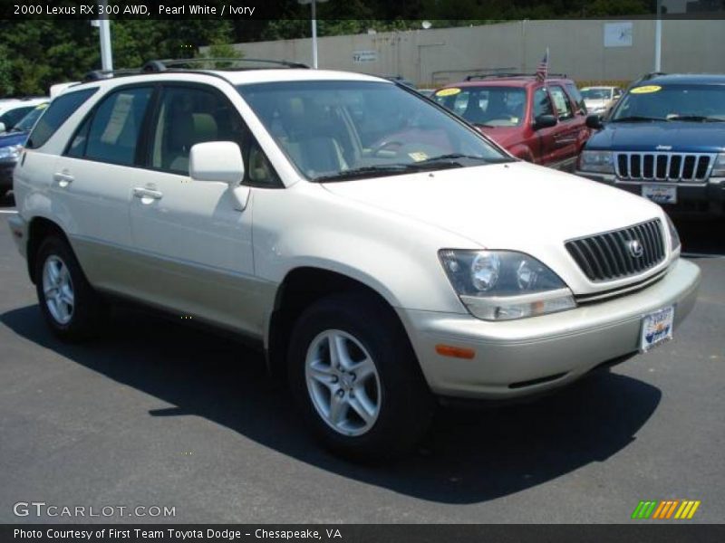 Pearl White / Ivory 2000 Lexus RX 300 AWD