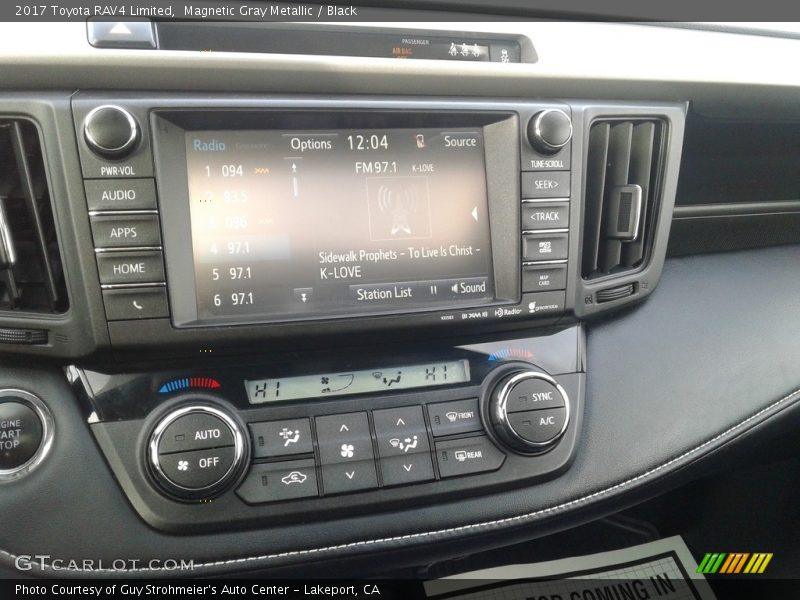 Magnetic Gray Metallic / Black 2017 Toyota RAV4 Limited