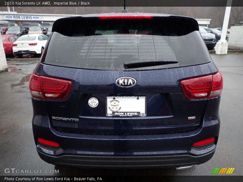 Imperial Blue / Black 2020 Kia Sorento LX AWD