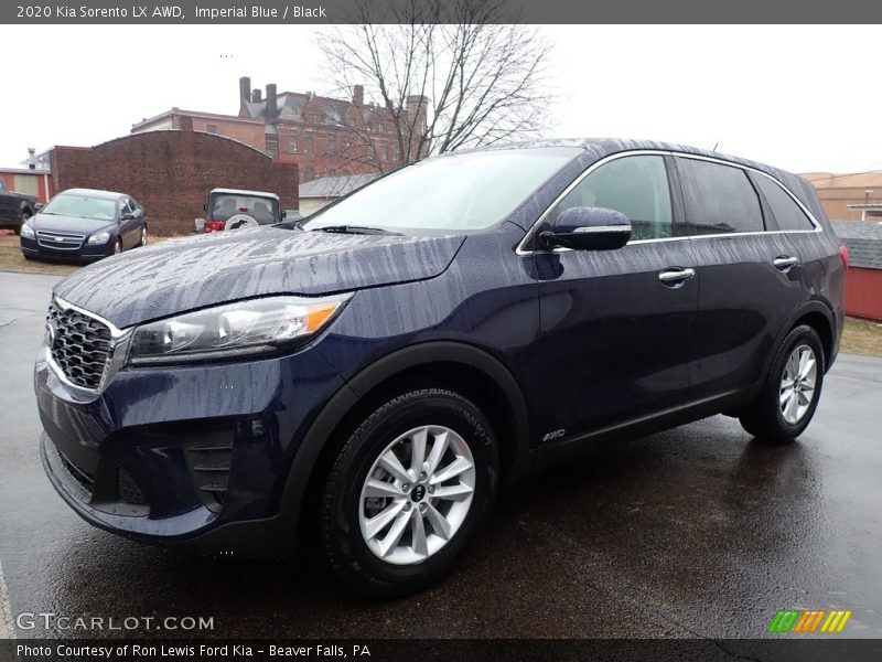 Imperial Blue / Black 2020 Kia Sorento LX AWD