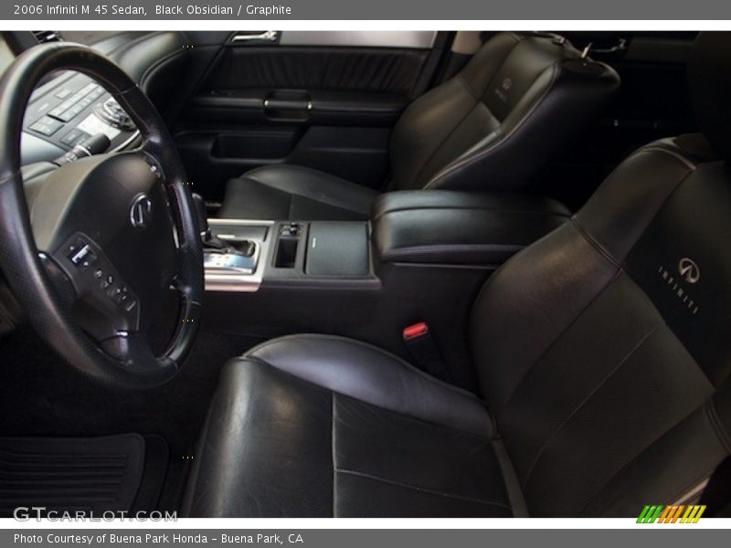 Black Obsidian / Graphite 2006 Infiniti M 45 Sedan