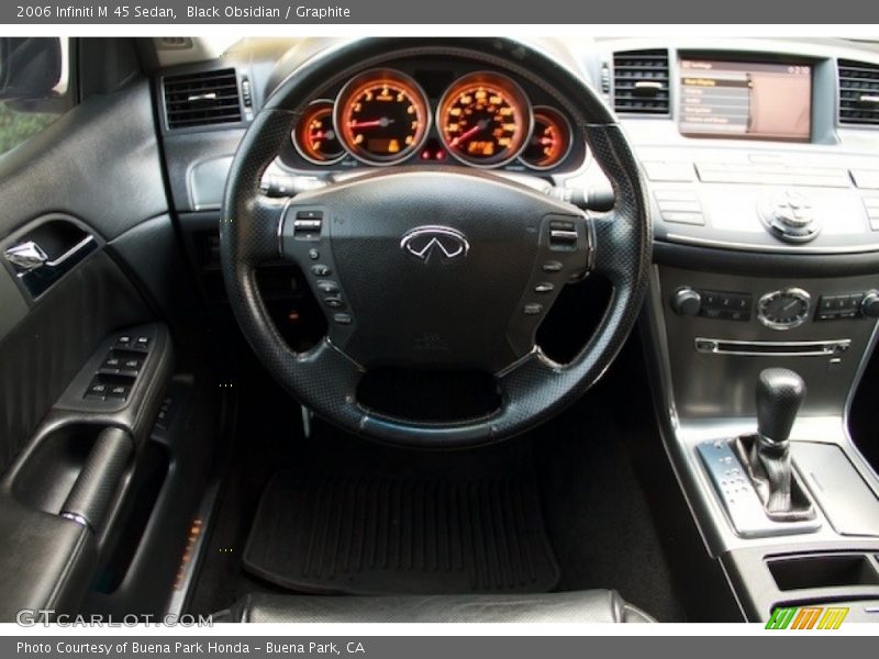 Black Obsidian / Graphite 2006 Infiniti M 45 Sedan