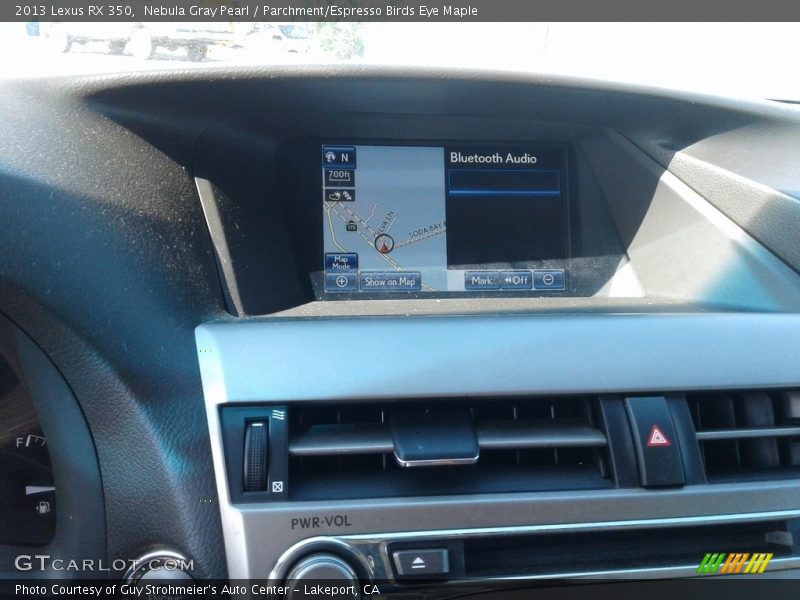 Nebula Gray Pearl / Parchment/Espresso Birds Eye Maple 2013 Lexus RX 350