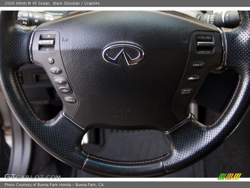 Black Obsidian / Graphite 2006 Infiniti M 45 Sedan