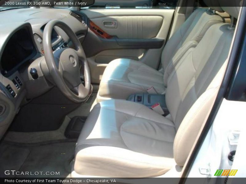 Pearl White / Ivory 2000 Lexus RX 300 AWD