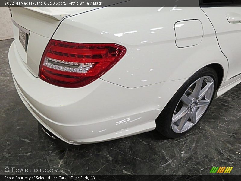 Arctic White / Black 2012 Mercedes-Benz C 350 Sport