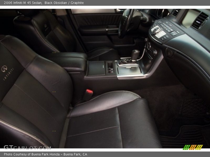 Black Obsidian / Graphite 2006 Infiniti M 45 Sedan