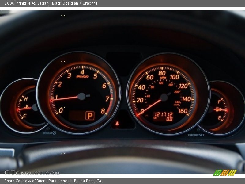 Black Obsidian / Graphite 2006 Infiniti M 45 Sedan
