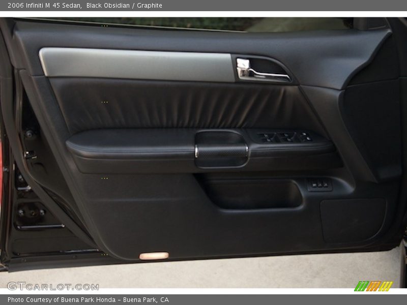 Black Obsidian / Graphite 2006 Infiniti M 45 Sedan