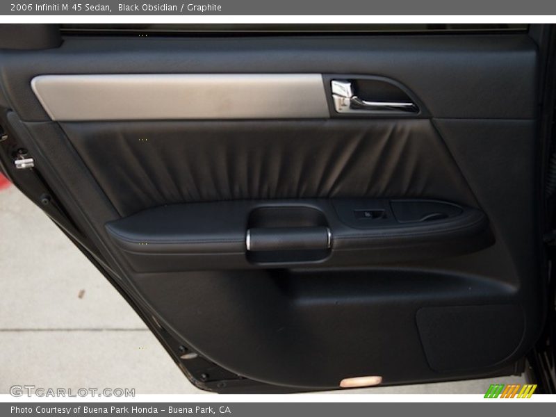 Black Obsidian / Graphite 2006 Infiniti M 45 Sedan