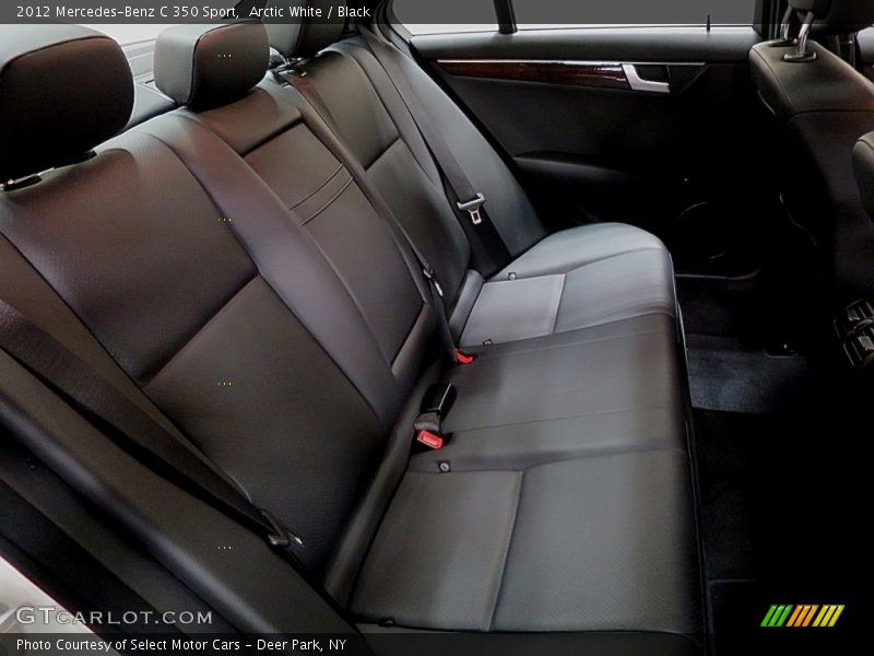 Arctic White / Black 2012 Mercedes-Benz C 350 Sport