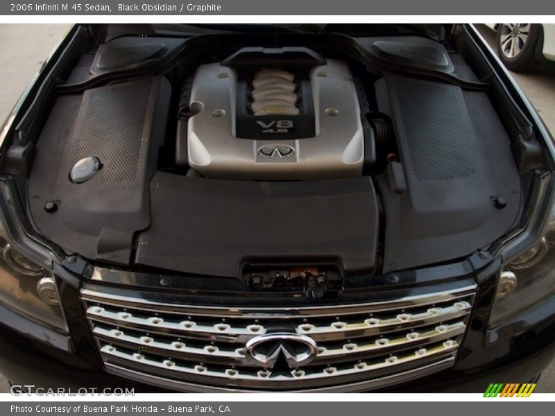Black Obsidian / Graphite 2006 Infiniti M 45 Sedan