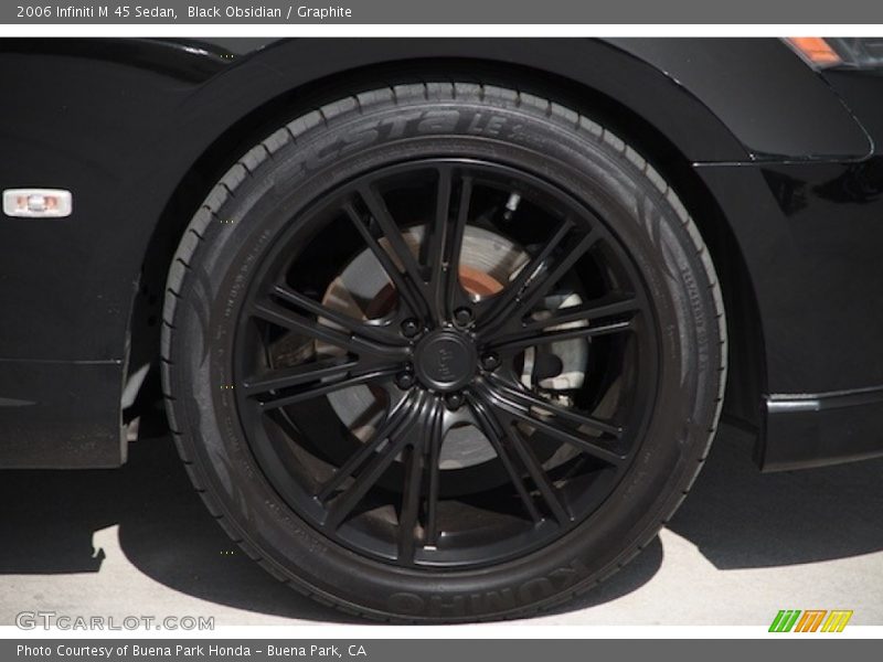 Black Obsidian / Graphite 2006 Infiniti M 45 Sedan