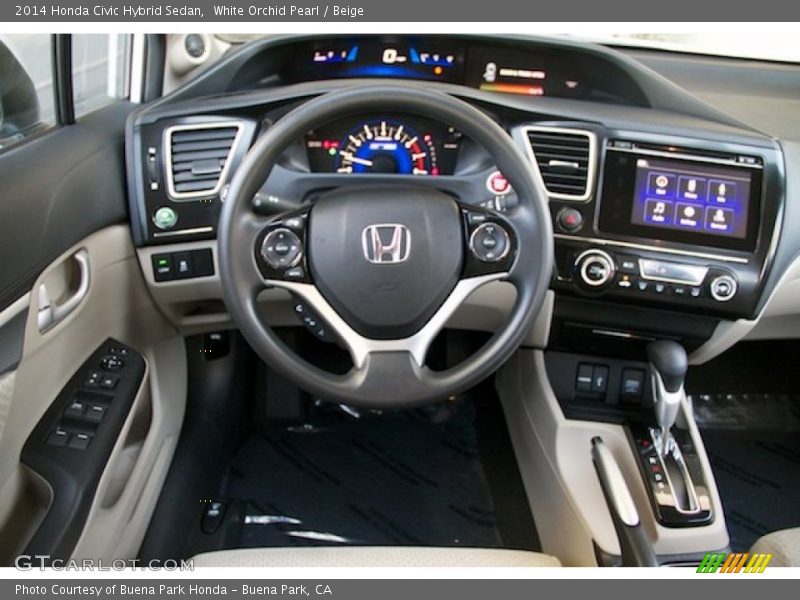 Dashboard of 2014 Civic Hybrid Sedan